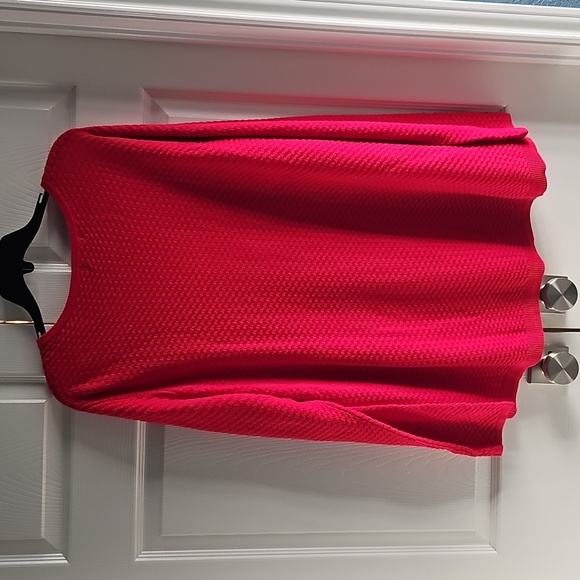 NWT Style & Co. Scoop Neck Ribbed Long Sleeved Sweater 3X Red - Picture 11 of 11